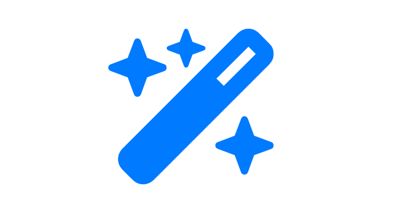 A blue object with stars

Description automatically generated