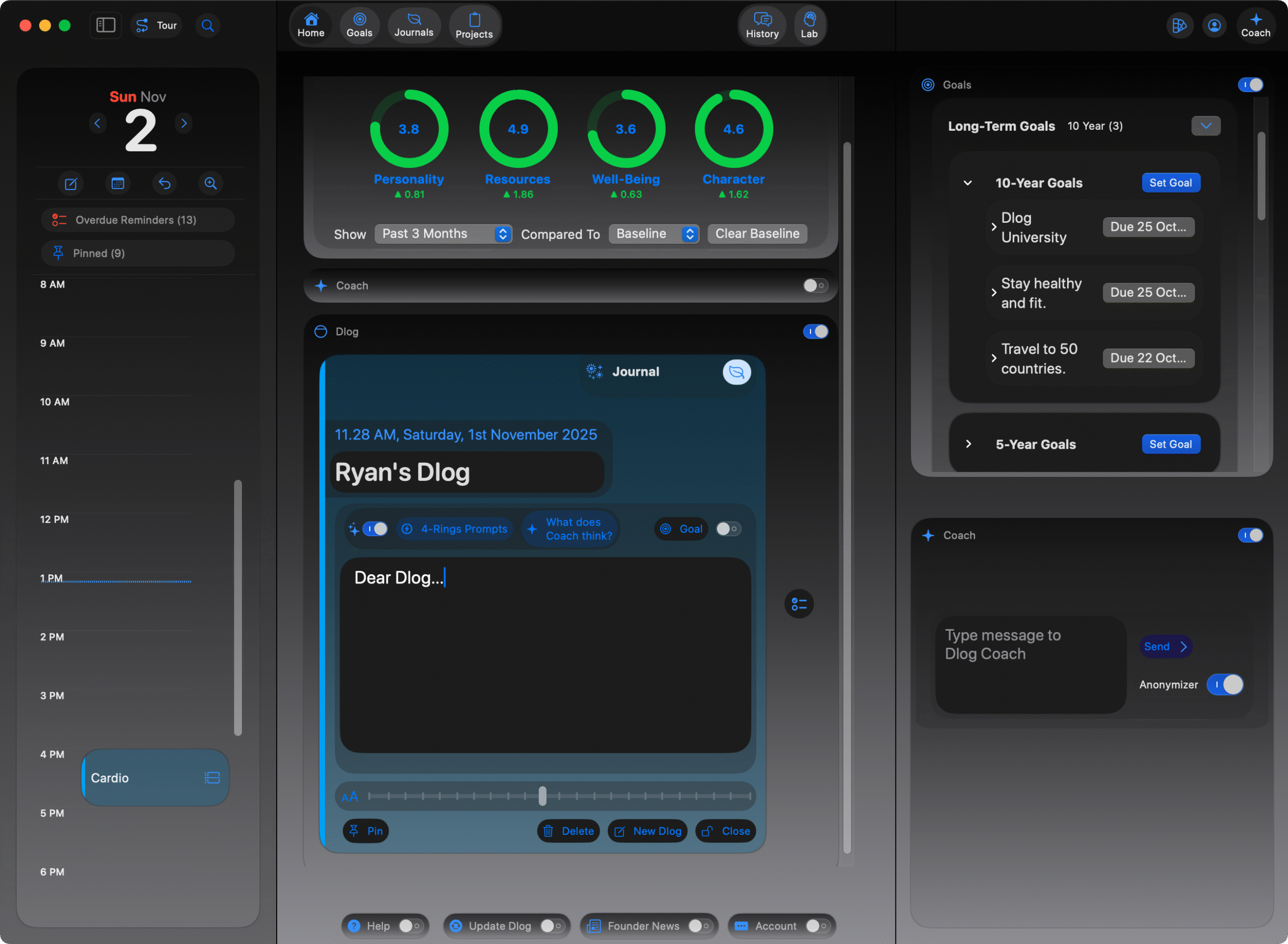 Weekly Report charts and linked quotes